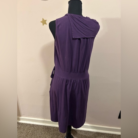 Purple Sleeveless Summer Dress with Pockets size Large - Picture 2 of 3